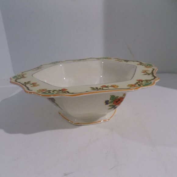 John Maddock & Sons Hexagonal Serving Bowl Minerva Richmond England - Picture 2 of 10